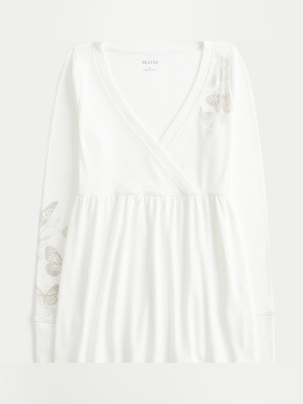 Hollister - Long Sleeve Babydoll Top - Picture 6 of 6